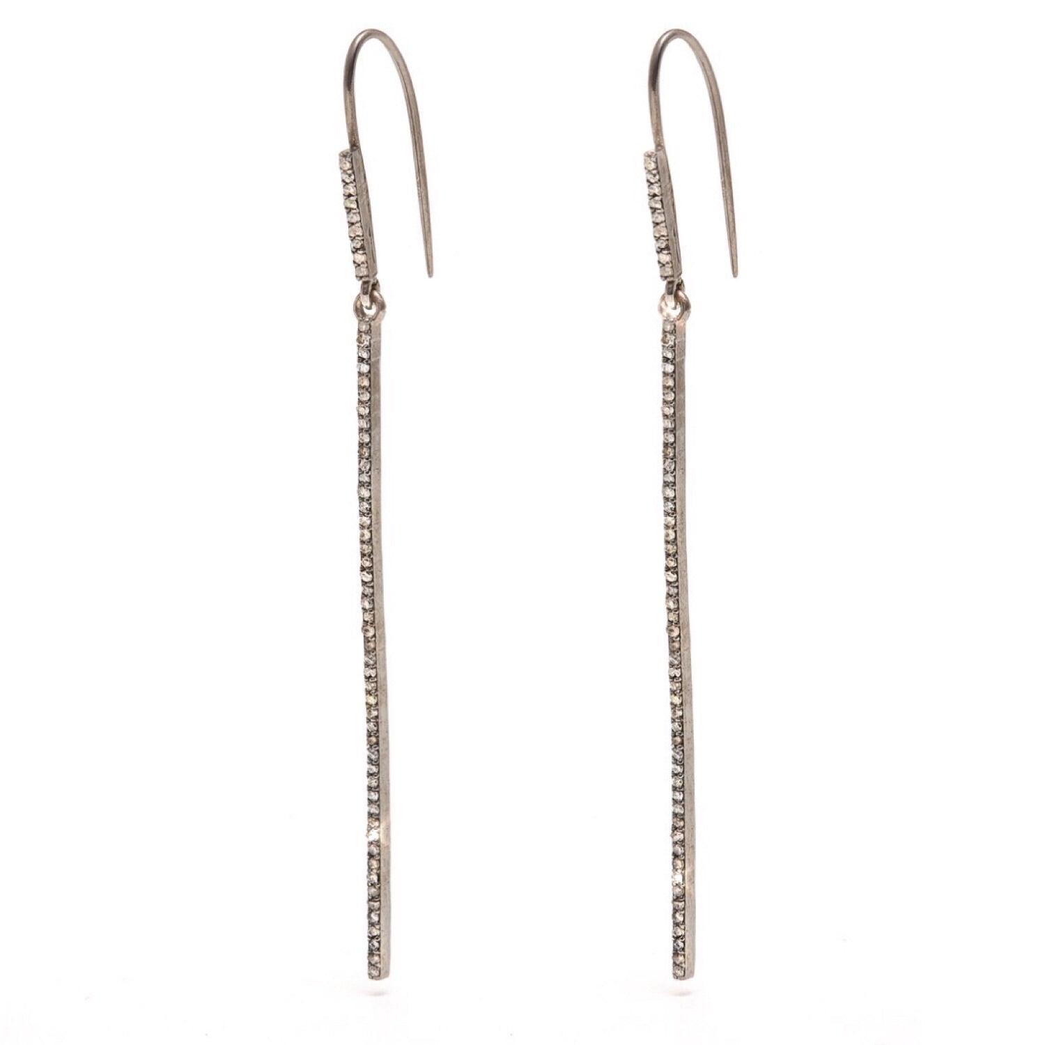 Jaipur Atelier Diamond Toothpick Earrings