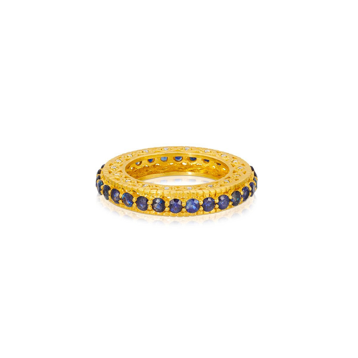 Mara Sapphire Diamond Eternity Band