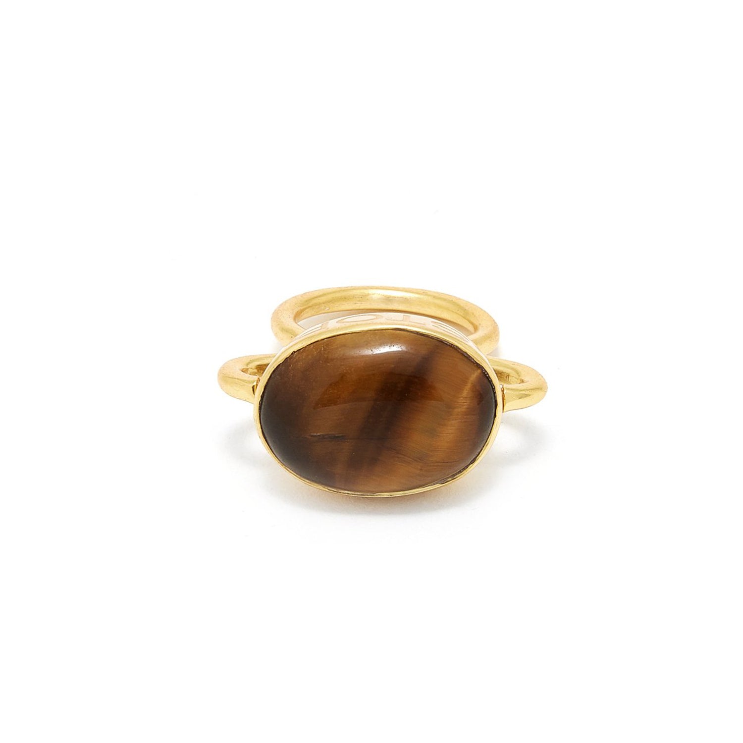 Tigers Eye Mogul Ring