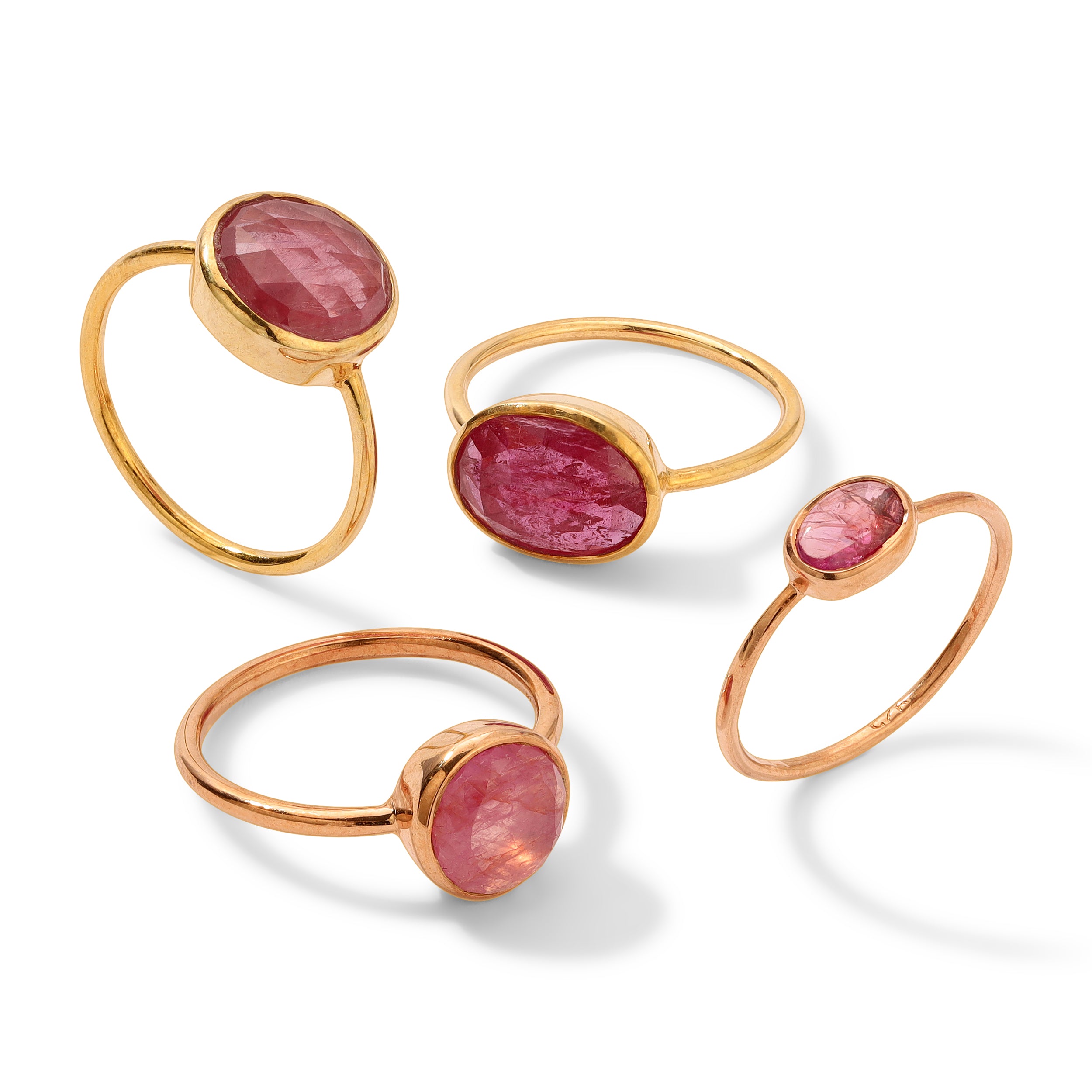 Ruby  Gem Stack Rings