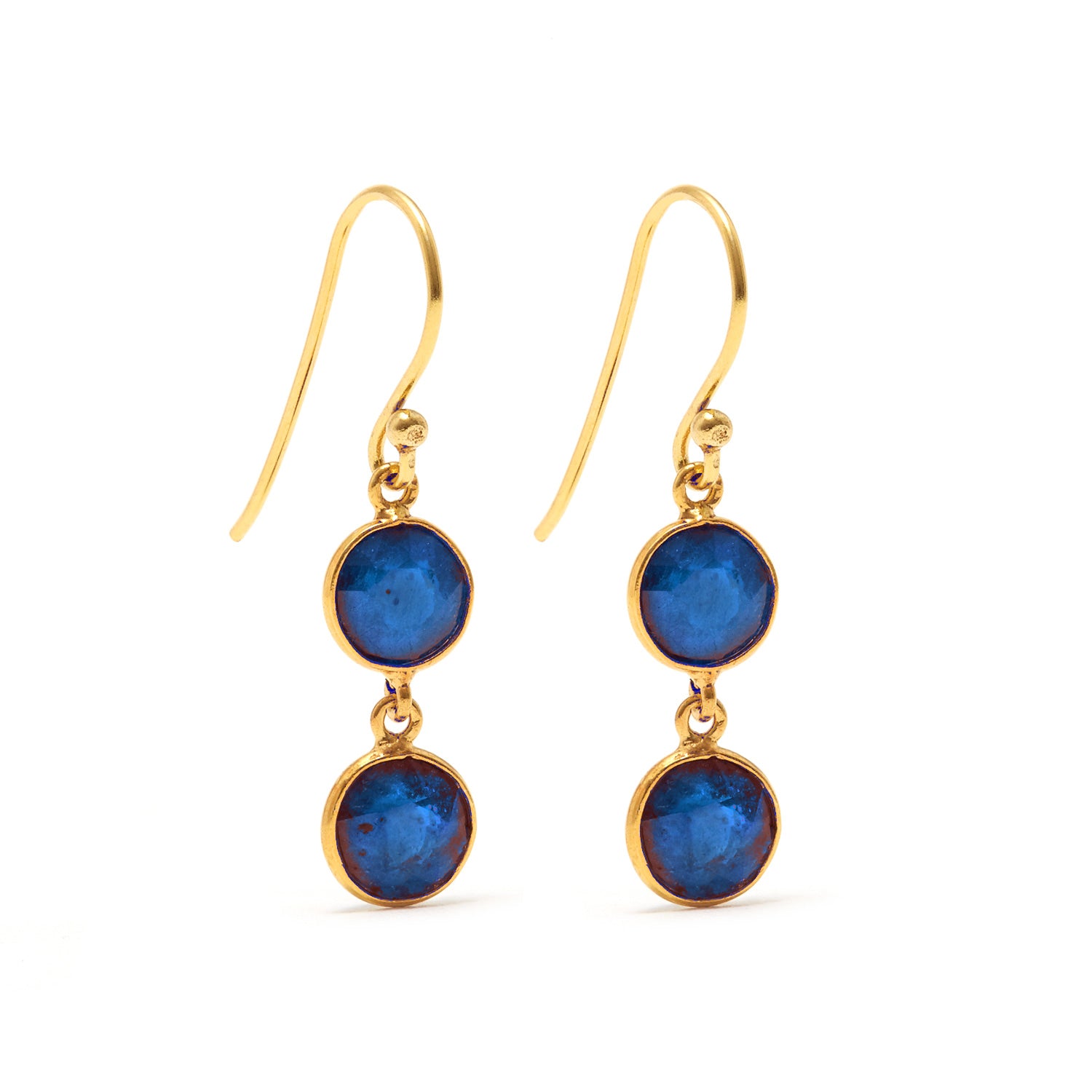 Petit Jai Sapphire Strike Two Earrings