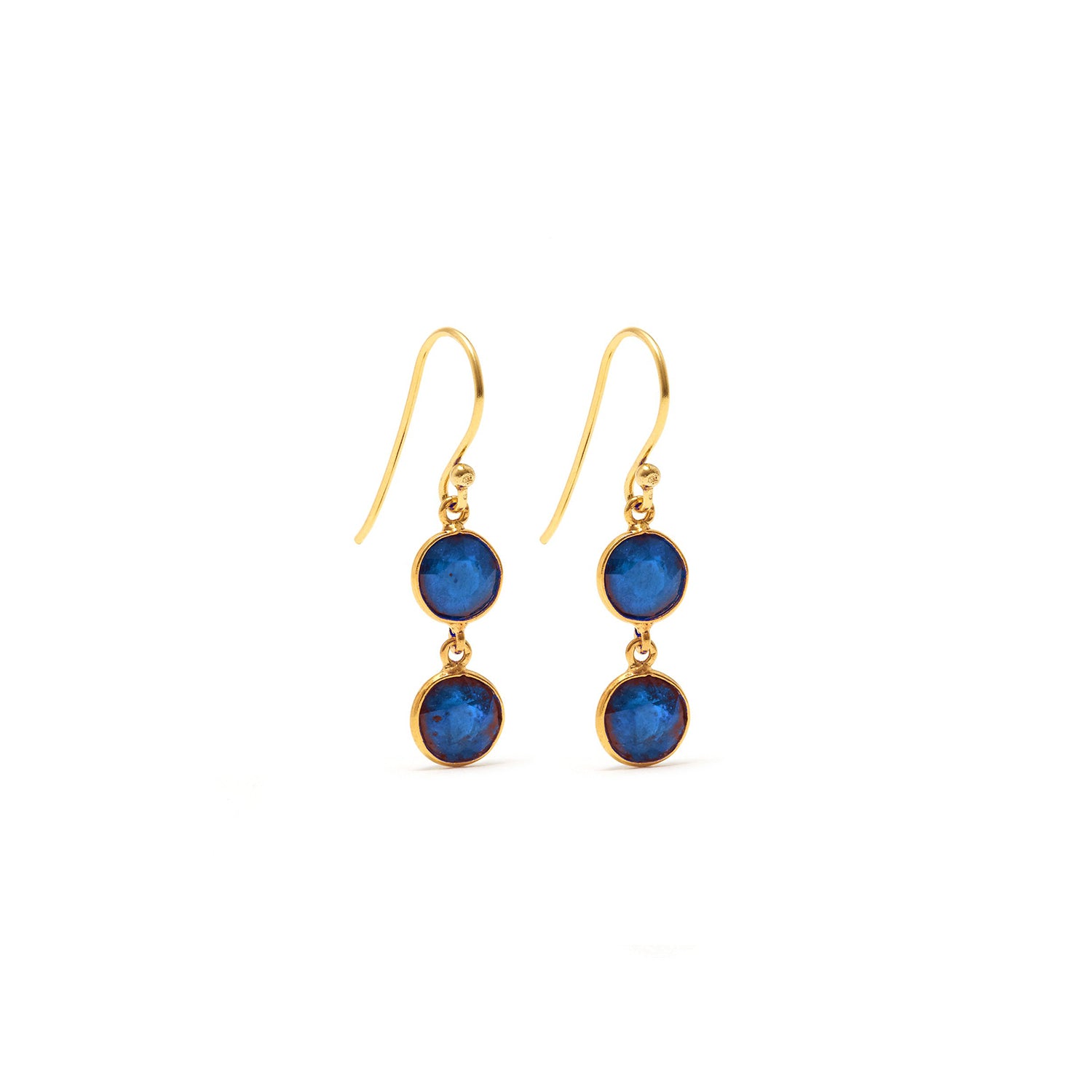 Petit Jai Sapphire Strike Two Earrings