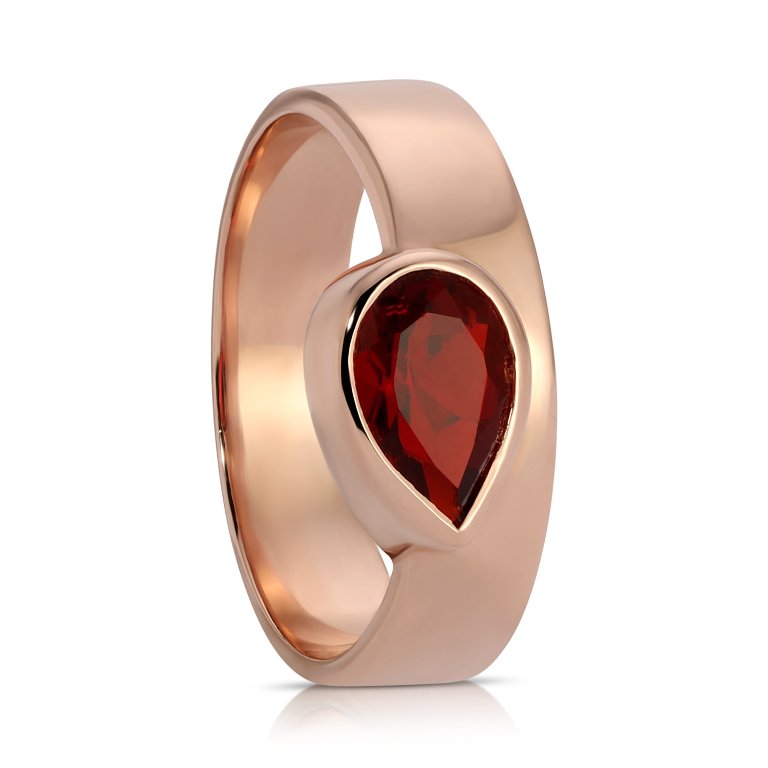 Rose Garnet Pear Band