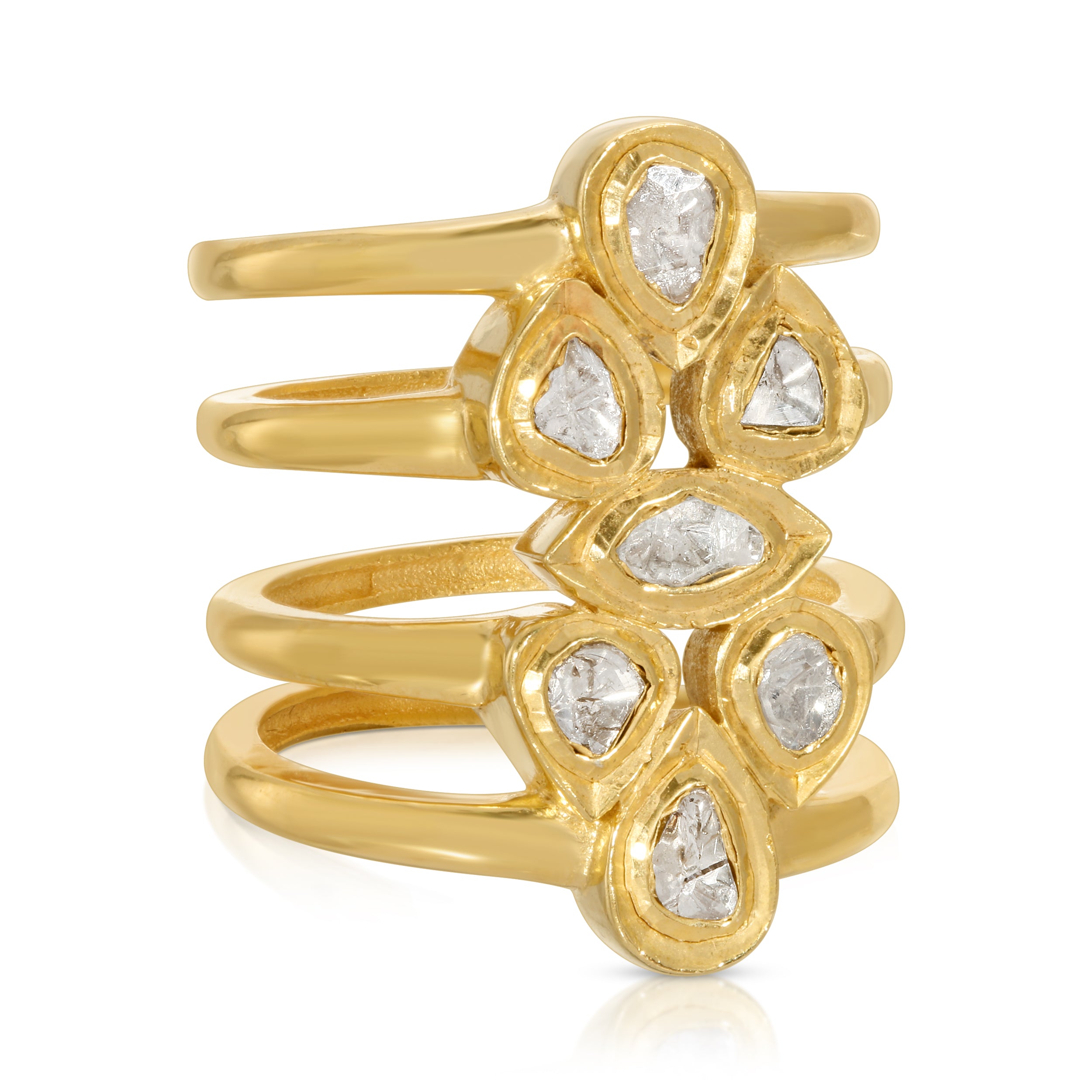 Jaipur Diamond Spring Ring