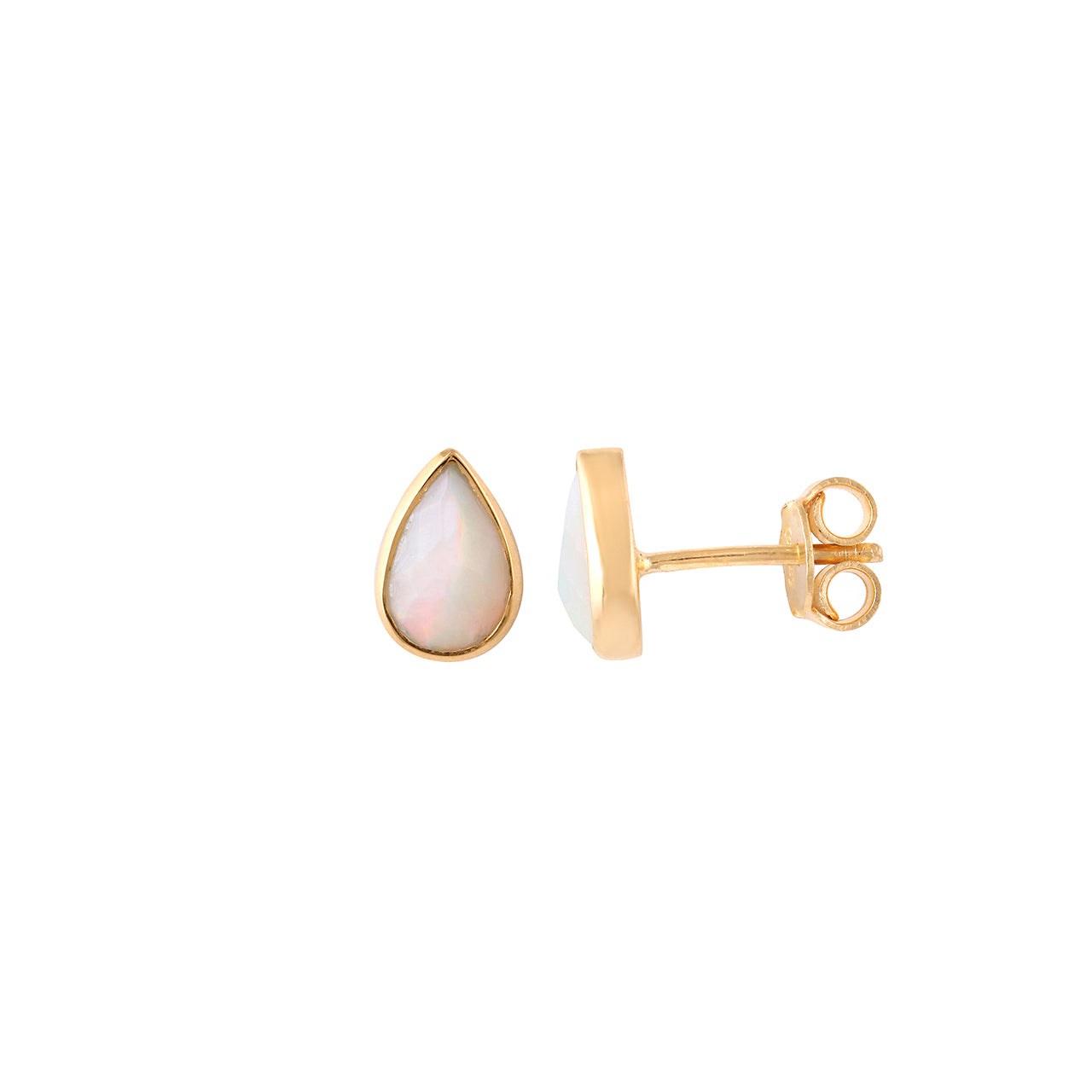 Opal Pear Drop Dash Studs