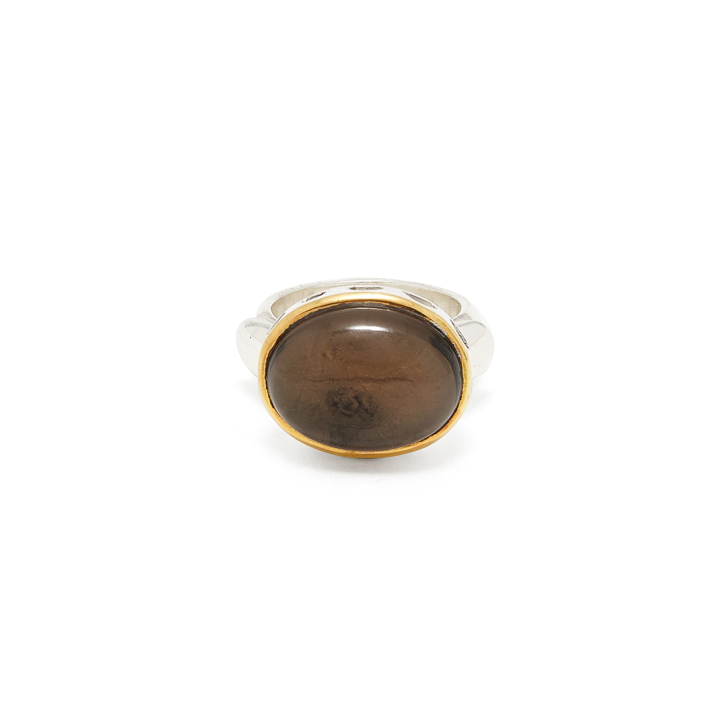 Smokey Quartz Rani Ring