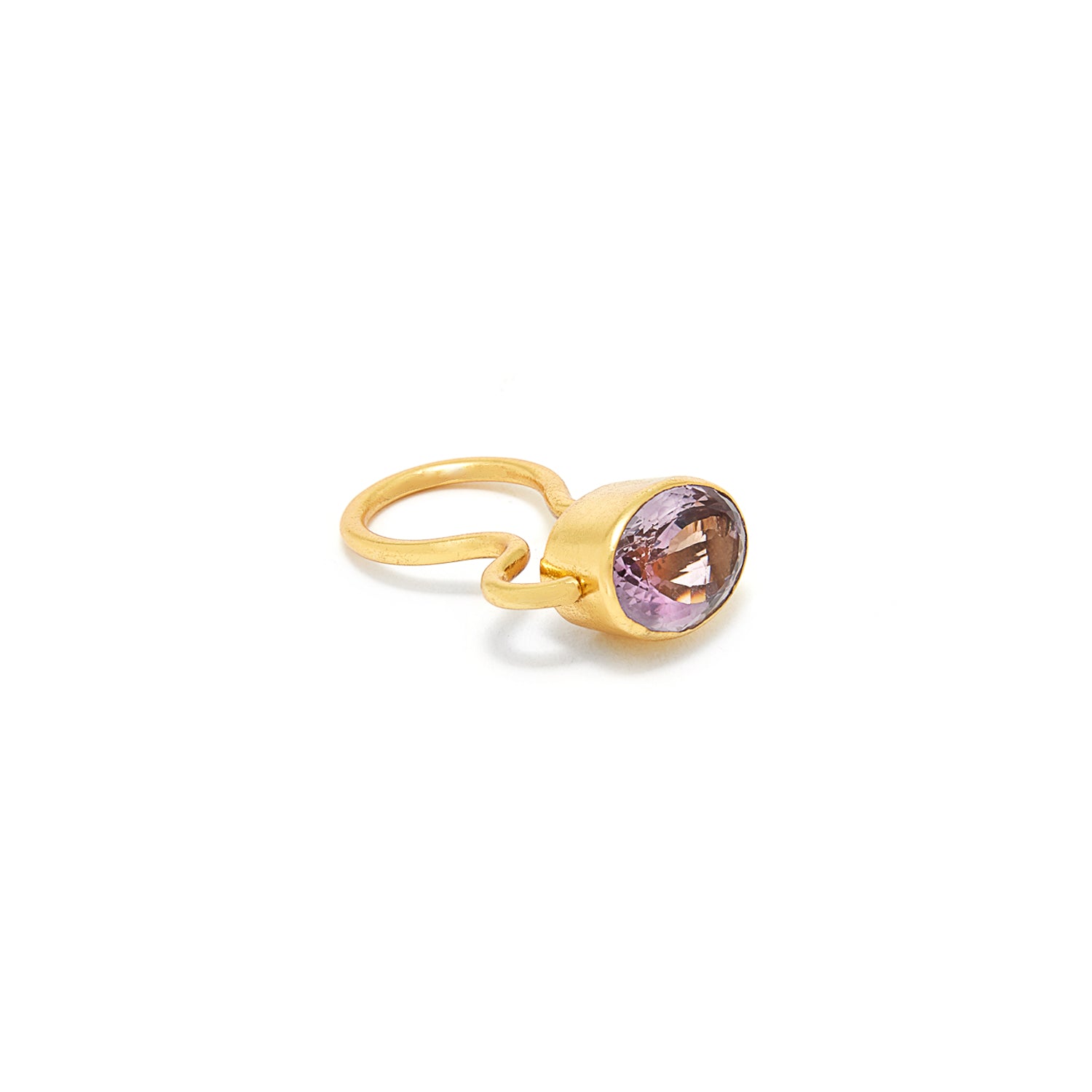 Lilac Amethyst Mogul Ring-Ring-Jaipur Atelier