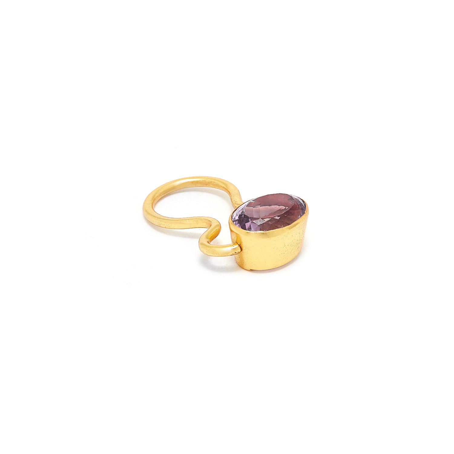 Lilac Amethyst Mogul Ring-Ring-Jaipur Atelier