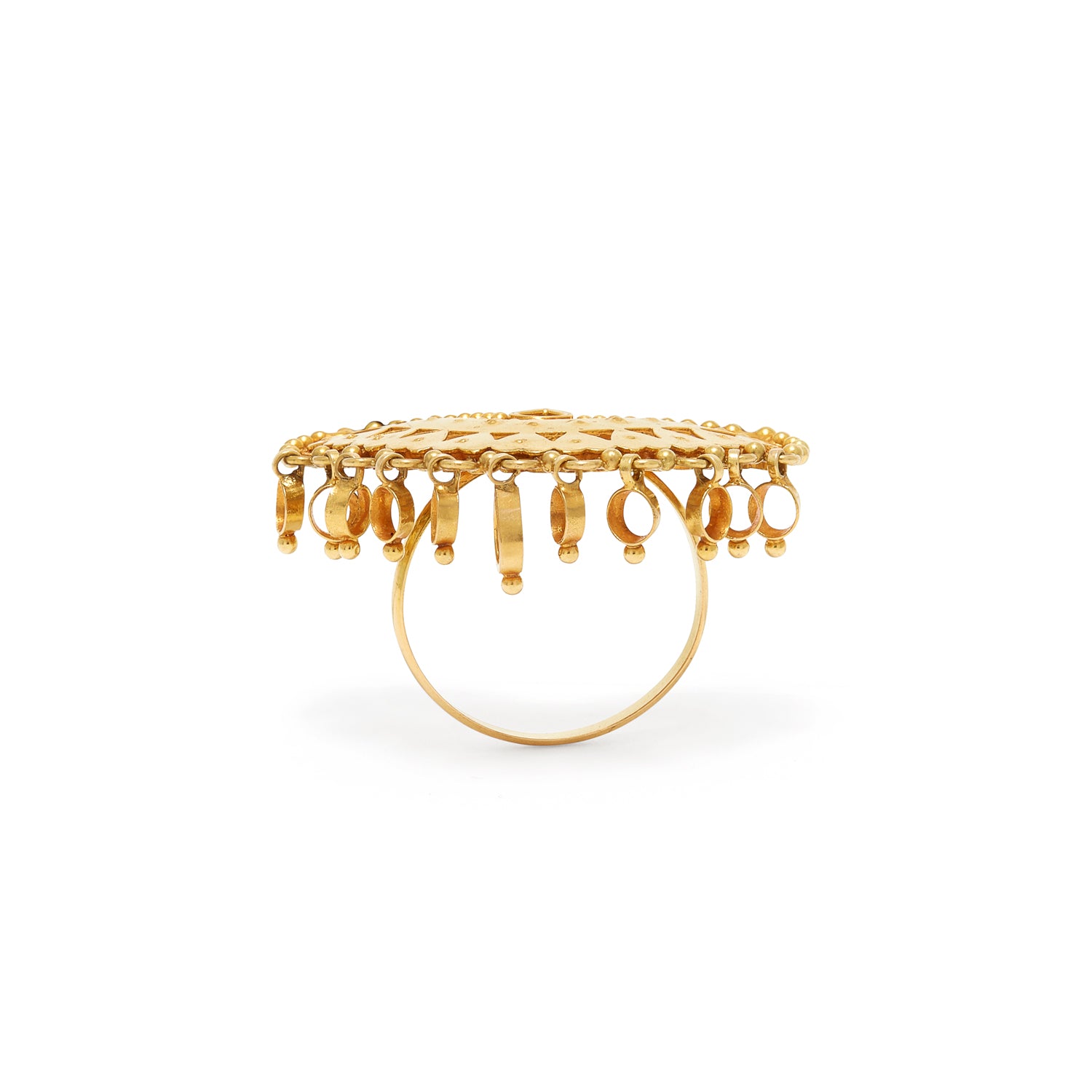 Buy challa ring natural & original gold plated ring for unisex by  Ceylonmine Online - Get 67% Off