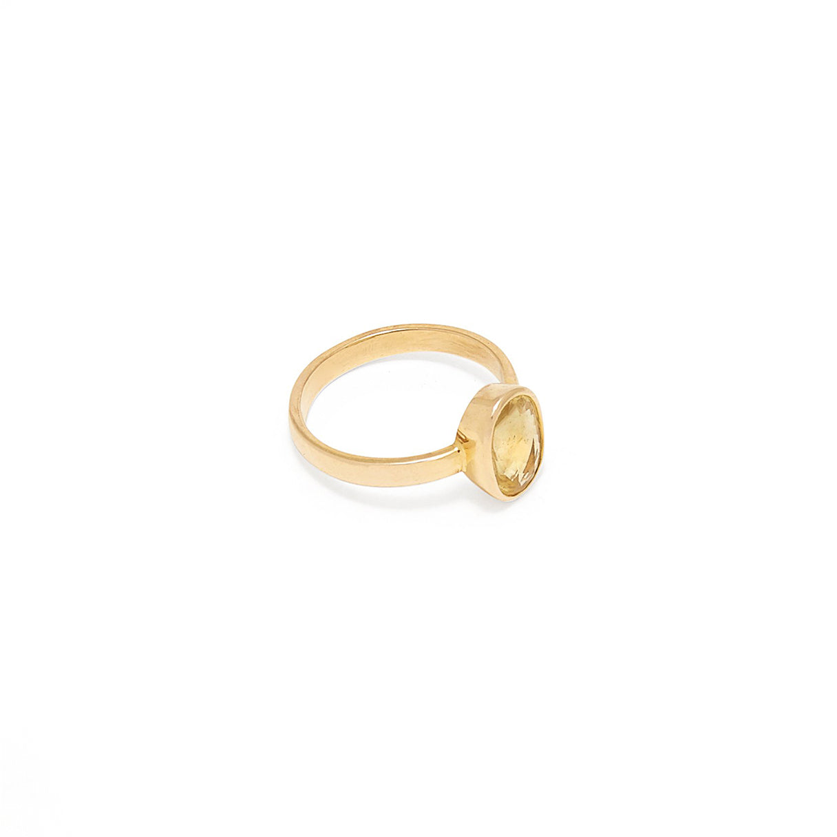 Yellow Sapphire Navratan Astrology Ring