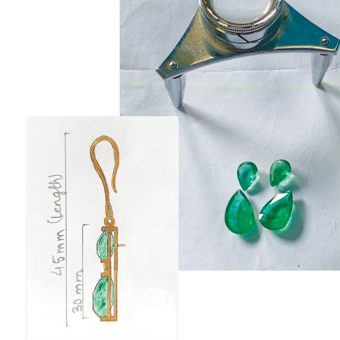 Certified Emerald Chandelier Earrings