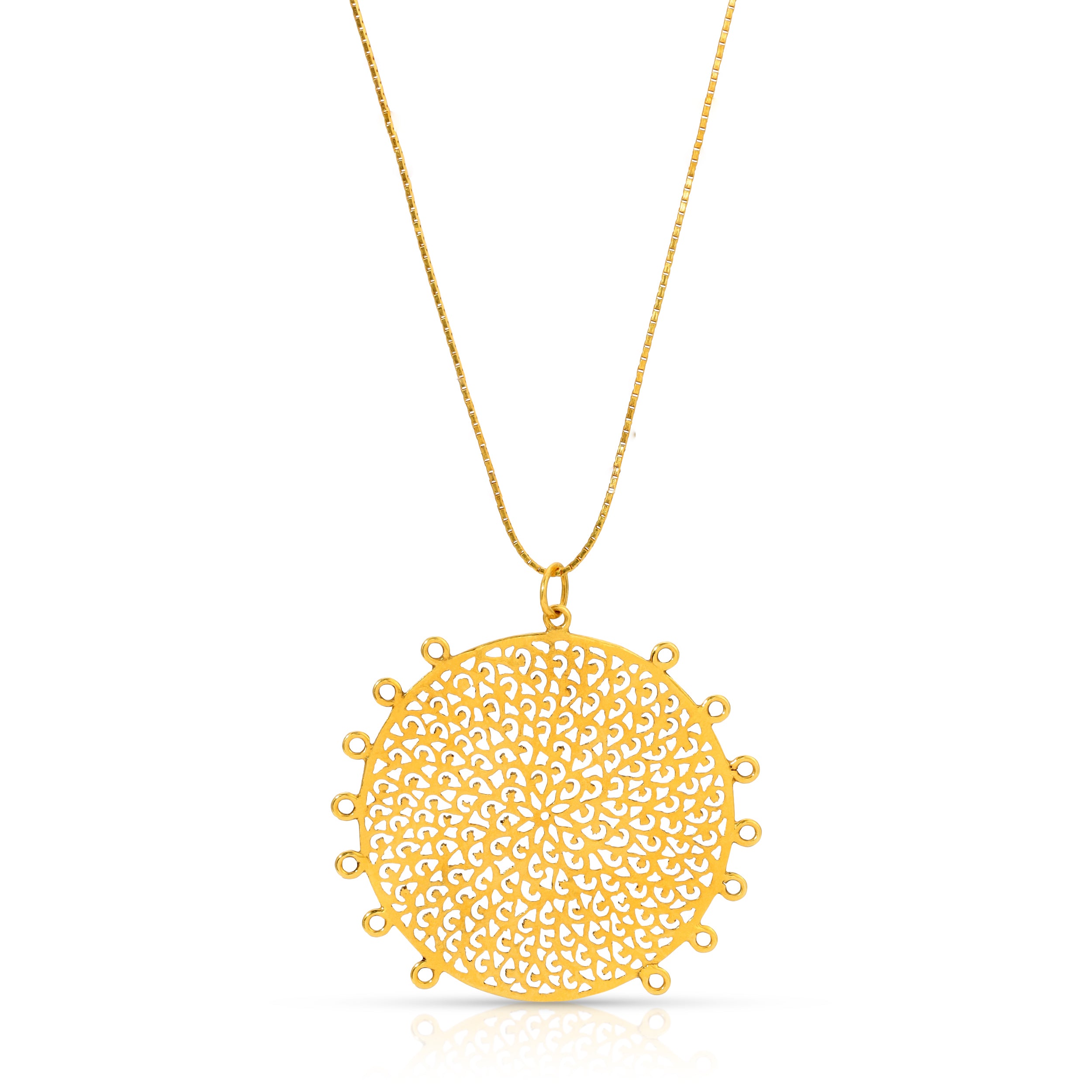 Tree of Life Elle Filigree Gold Pendant