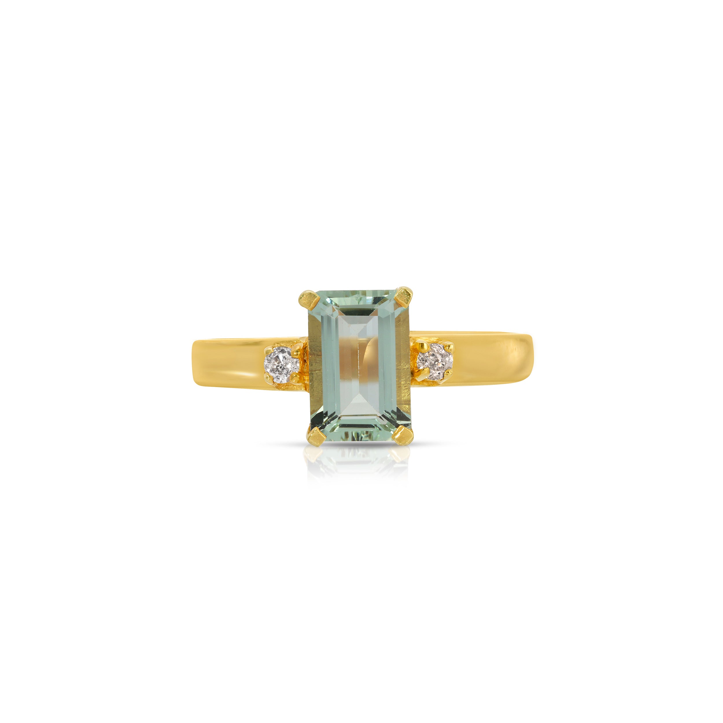 Aqua Verde Diamond Dress Ring