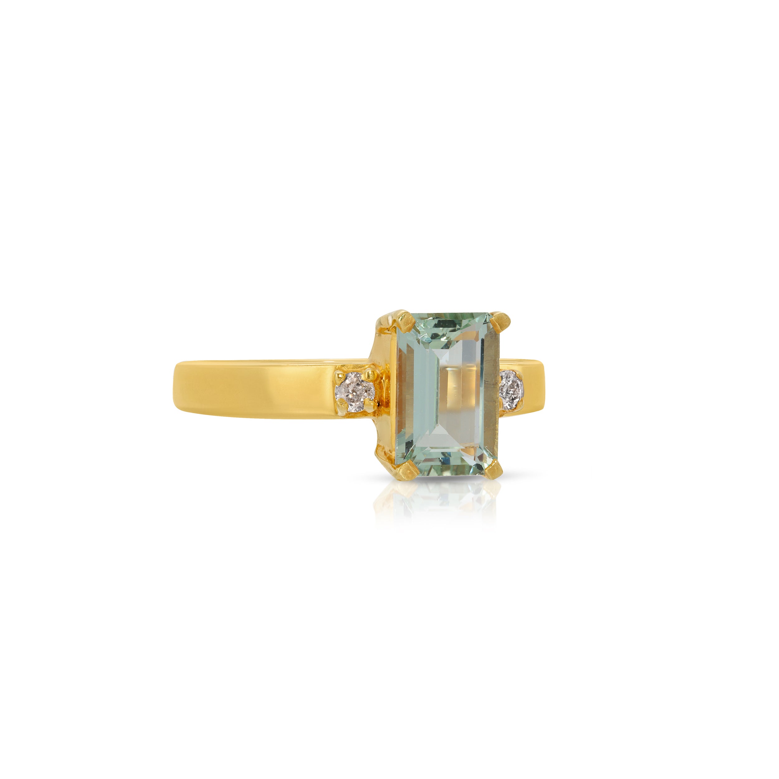 Aqua Verde Diamond Dress Ring