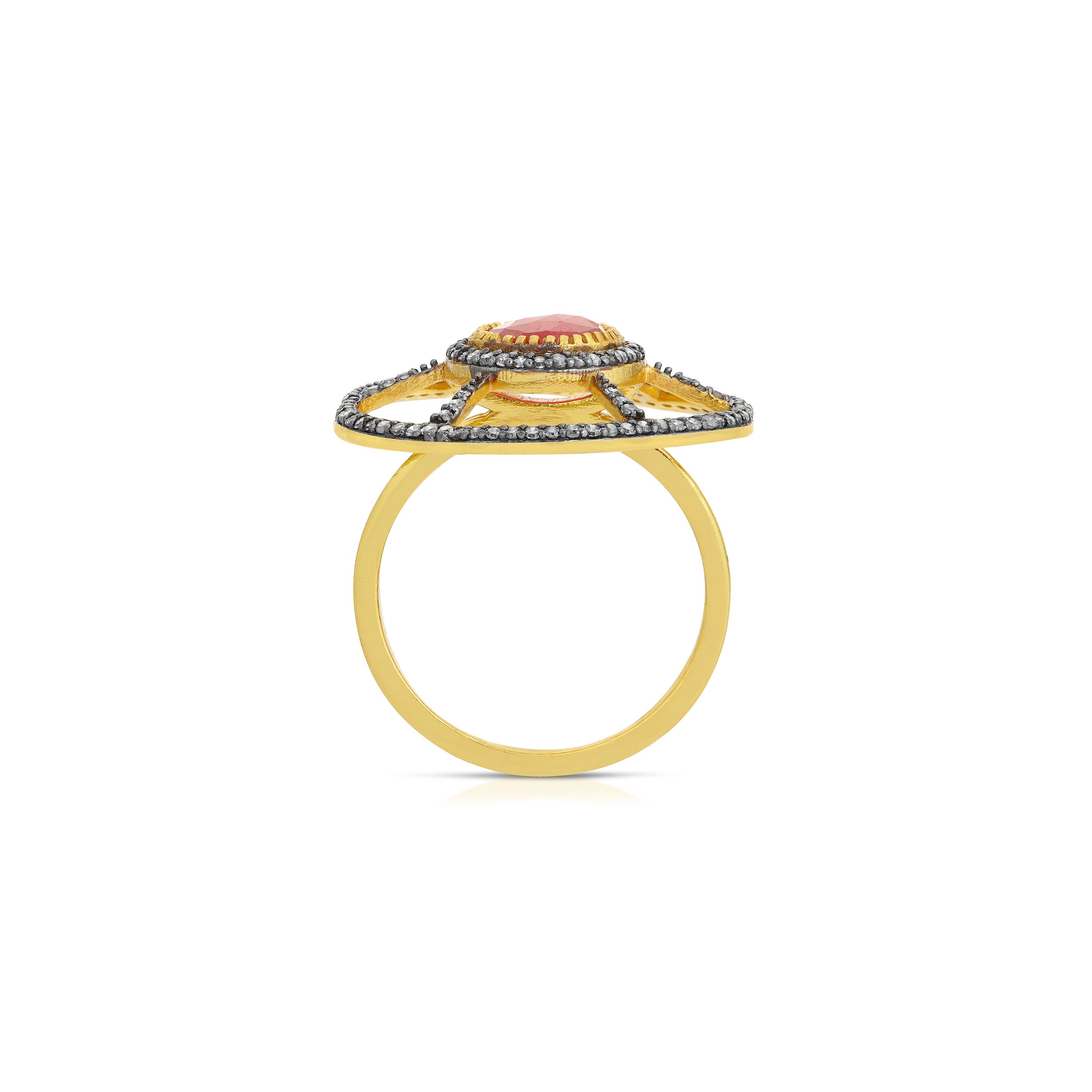 Ruby Diamond Dress Ring