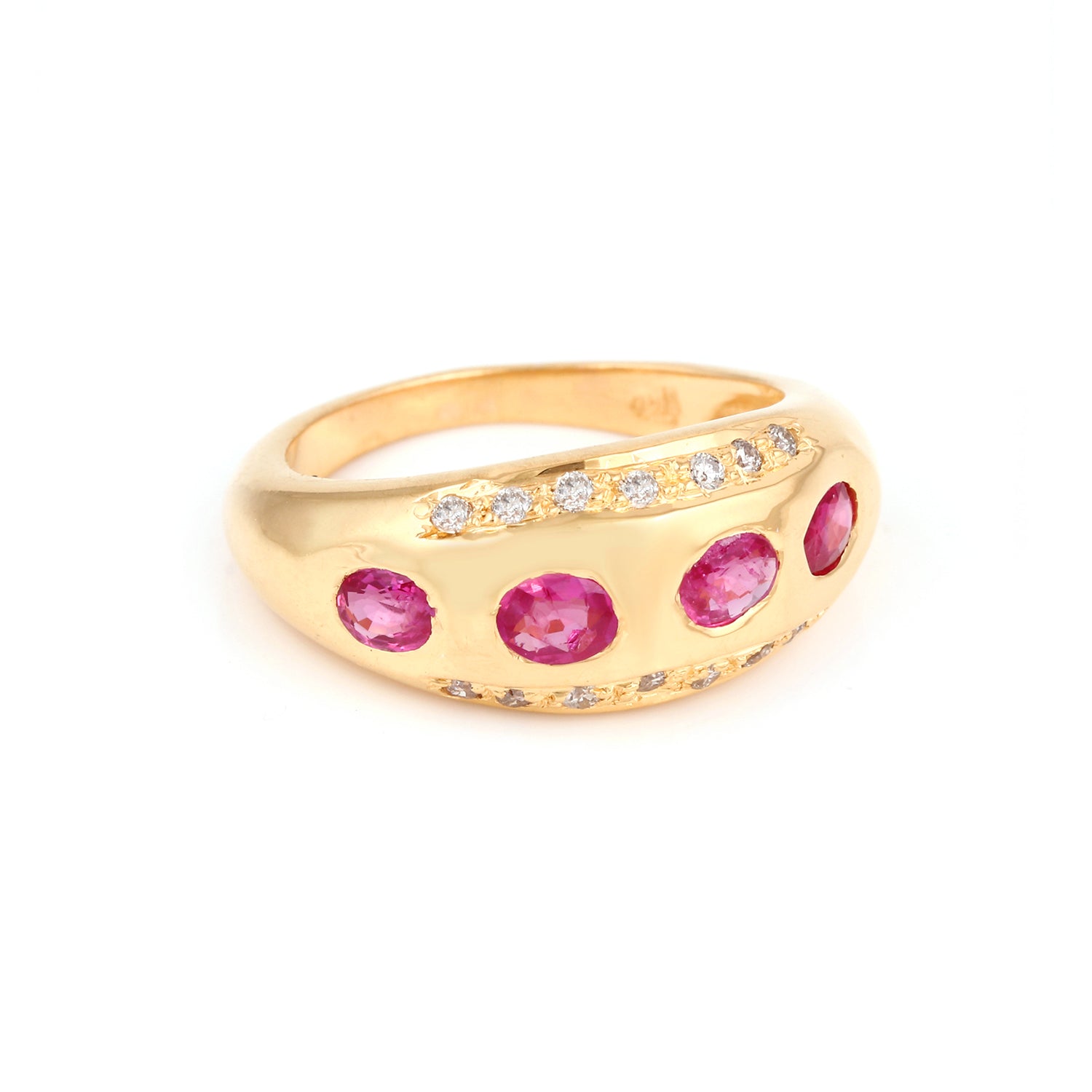 Ruby Diamond Puff Band