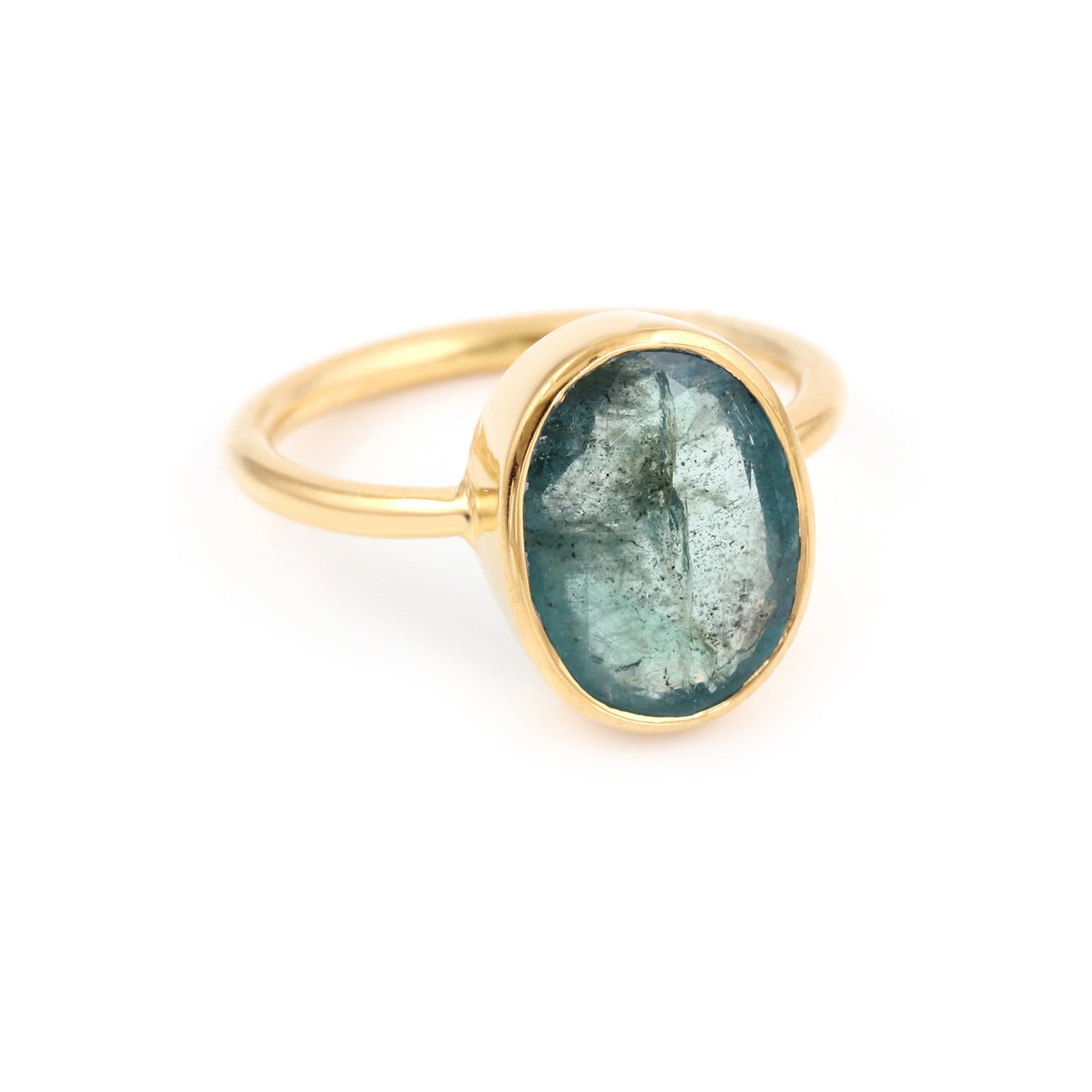 Emerald Oval Signet Ring
