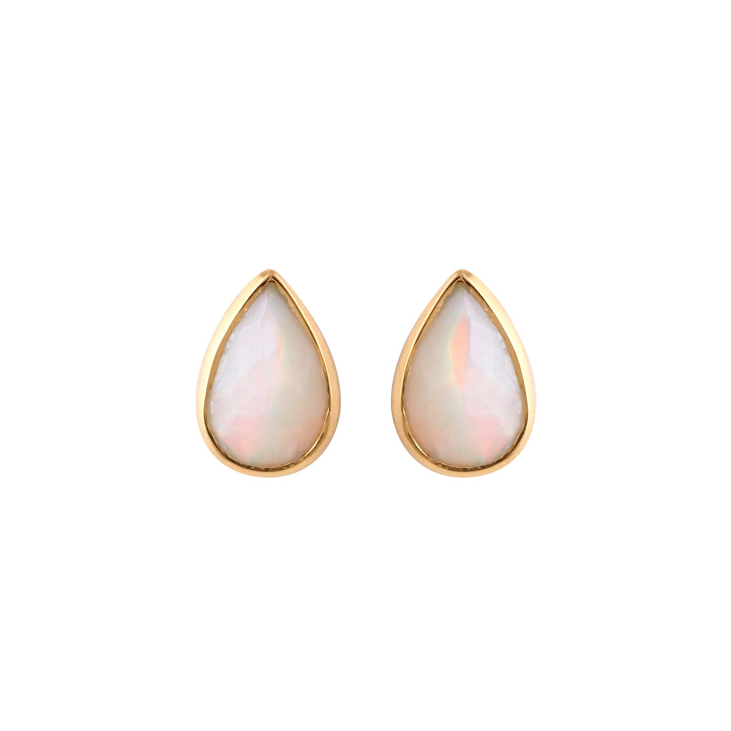 Opal Pear Drop Dash Studs