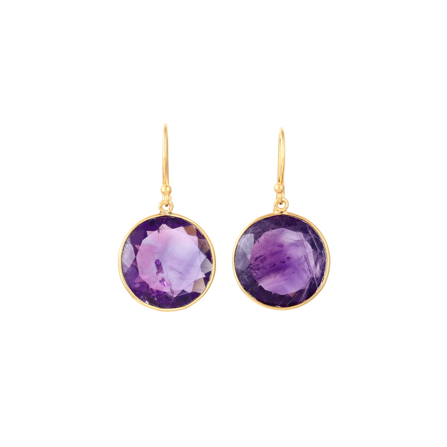 Purple Amethyst Cirque Earrings