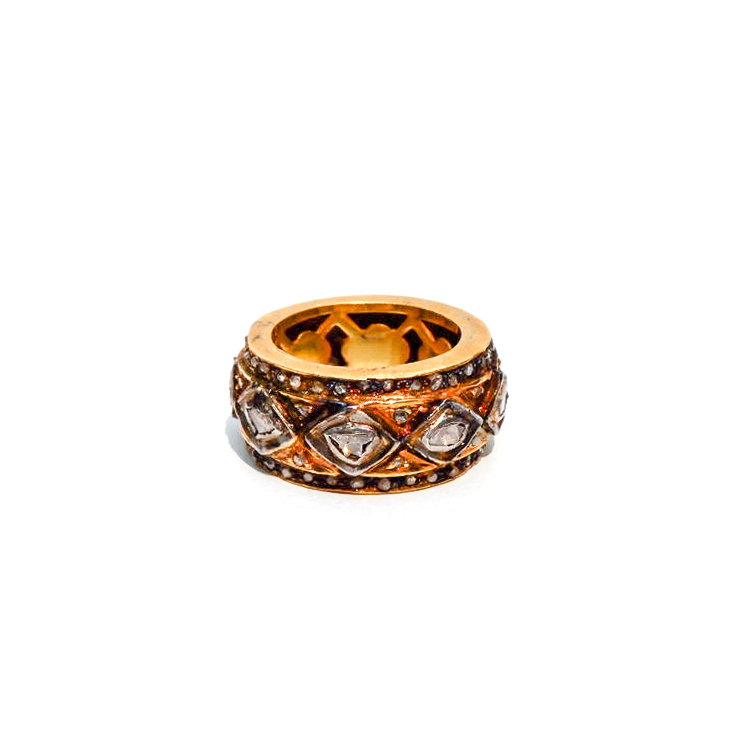 Rock N Roll Regal Diamond Mosaic Ring