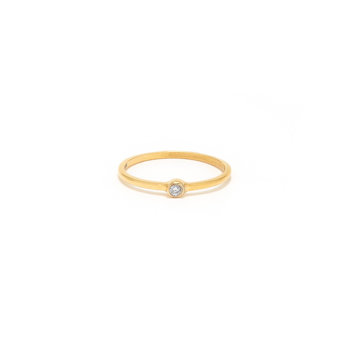 Petit Jai Diamond Solo Stack Ring