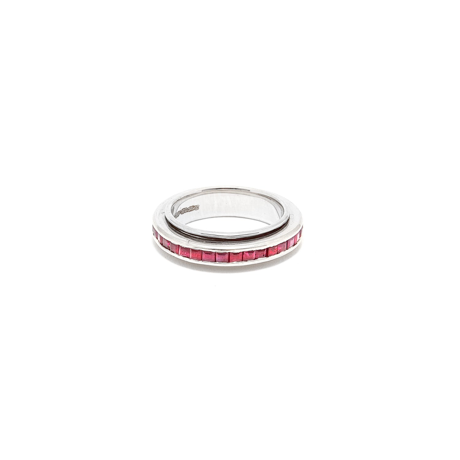 Ruby Sapphire Spin Band-Ring-Jaipur Atelier