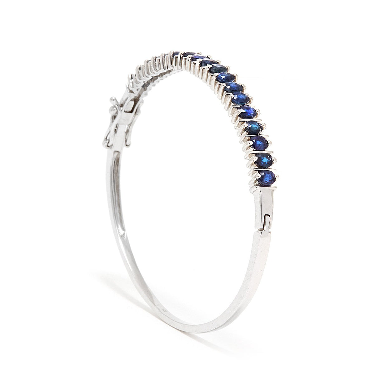 Sapphire Oval Bangle