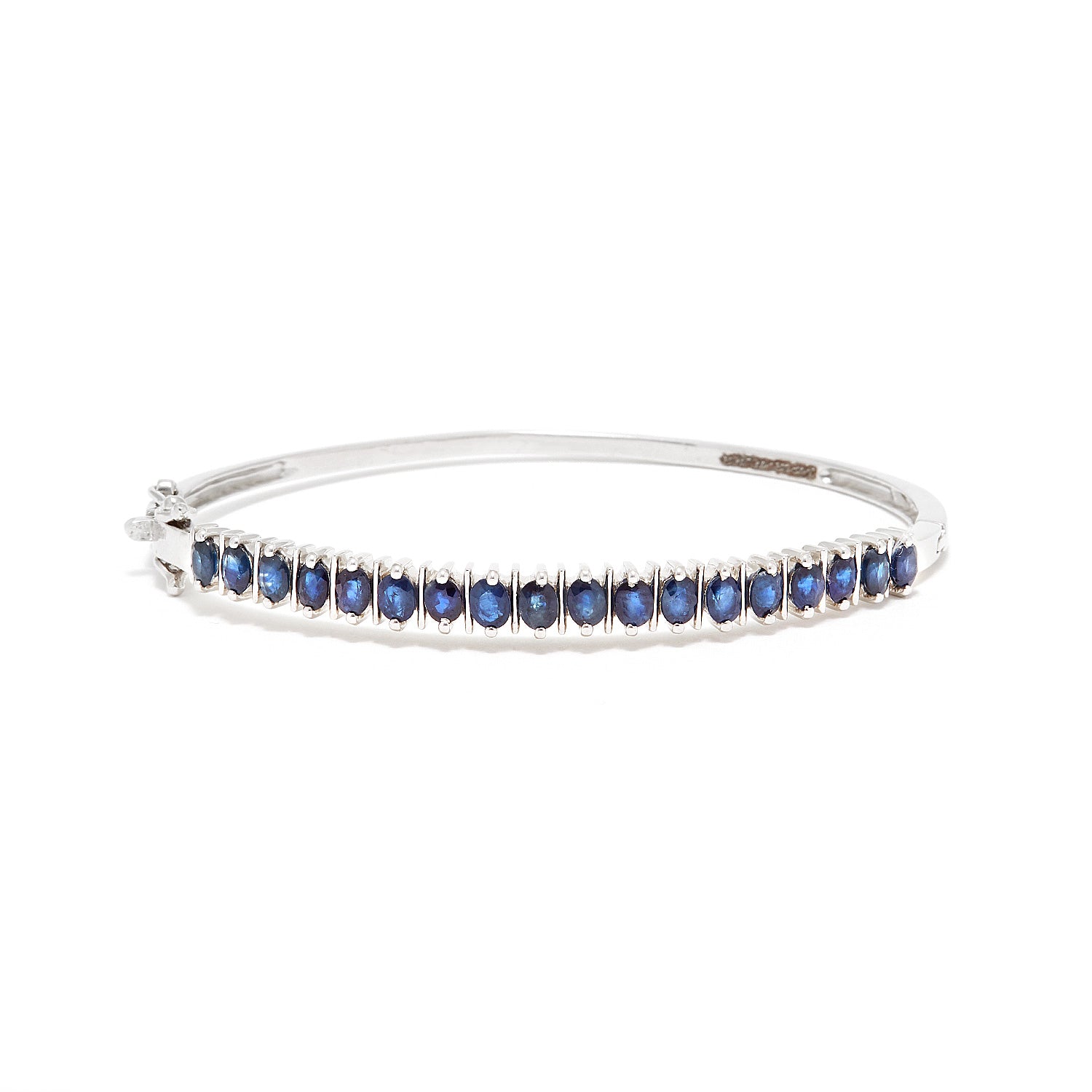 Sapphire Oval Bangle-Bangle-Jaipur Atelier