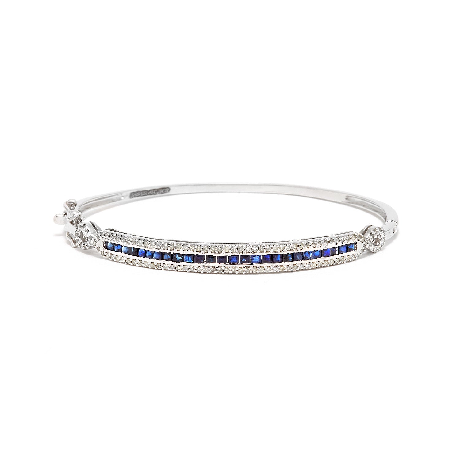 Sapphire Diamond Bangle-Bangle-Jaipur Atelier