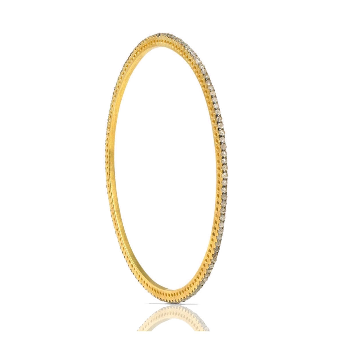 Rose Cut Diamond S Bangle