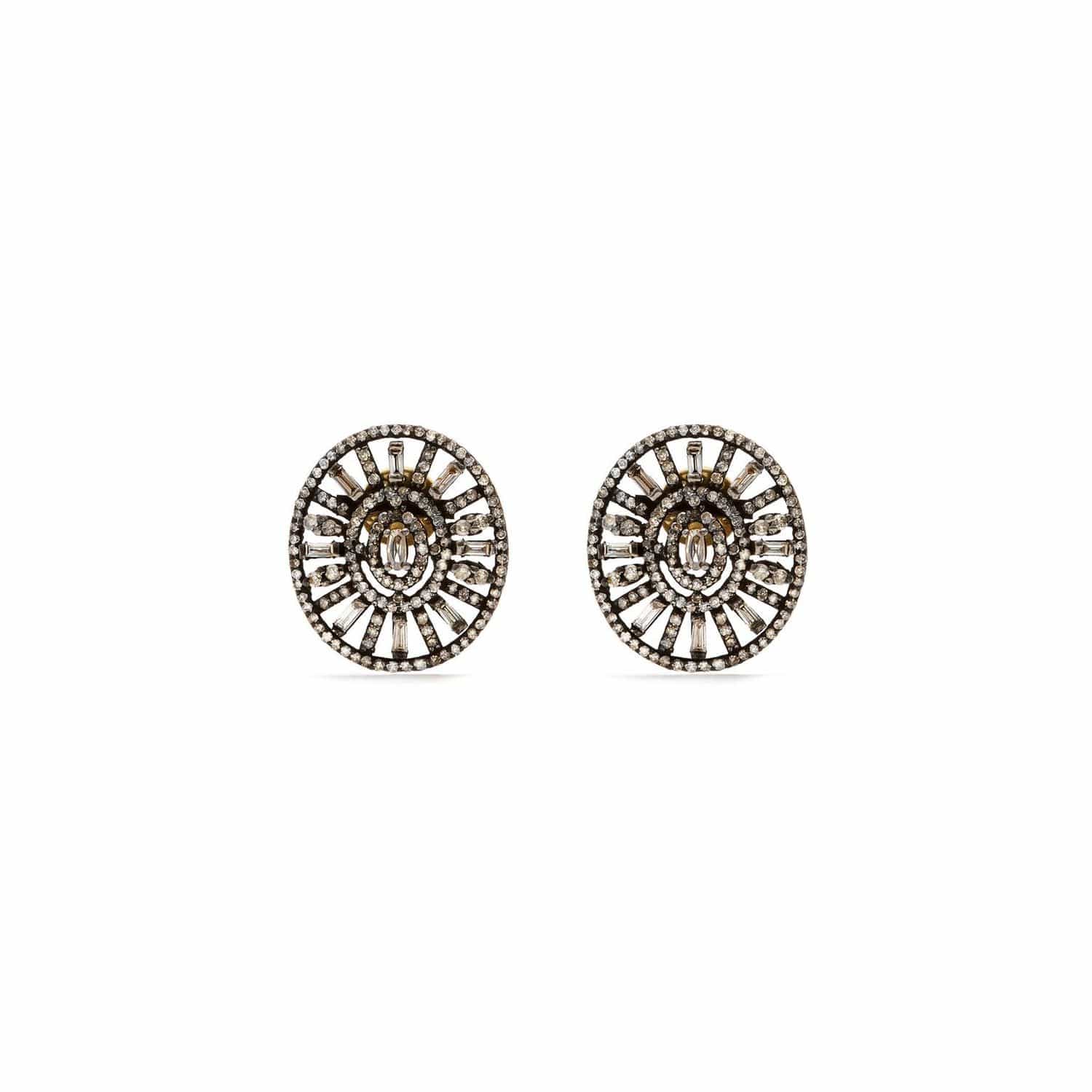 Jaipur Atelier Art Deco Disc Studs