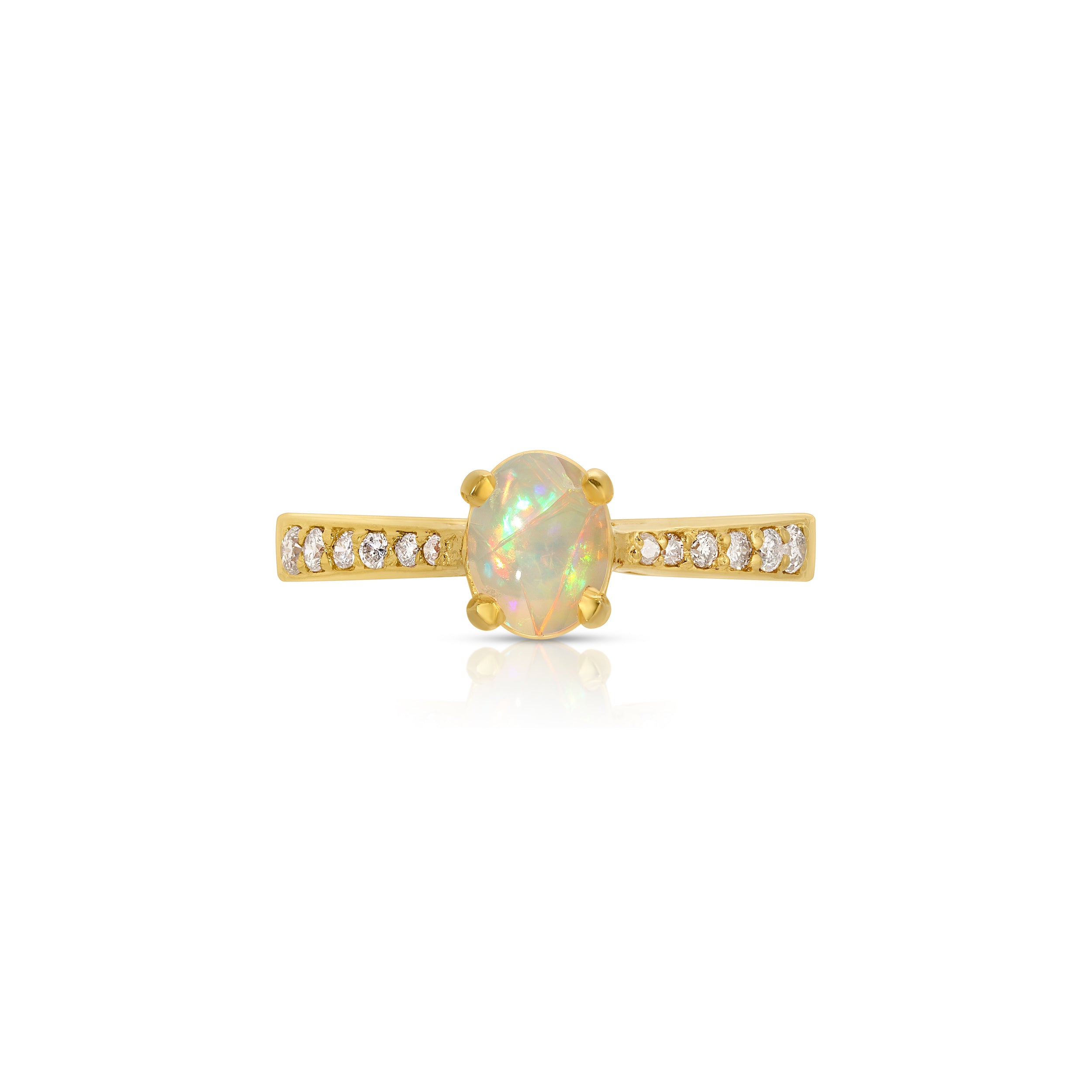 Opal Diamond Dress Ring