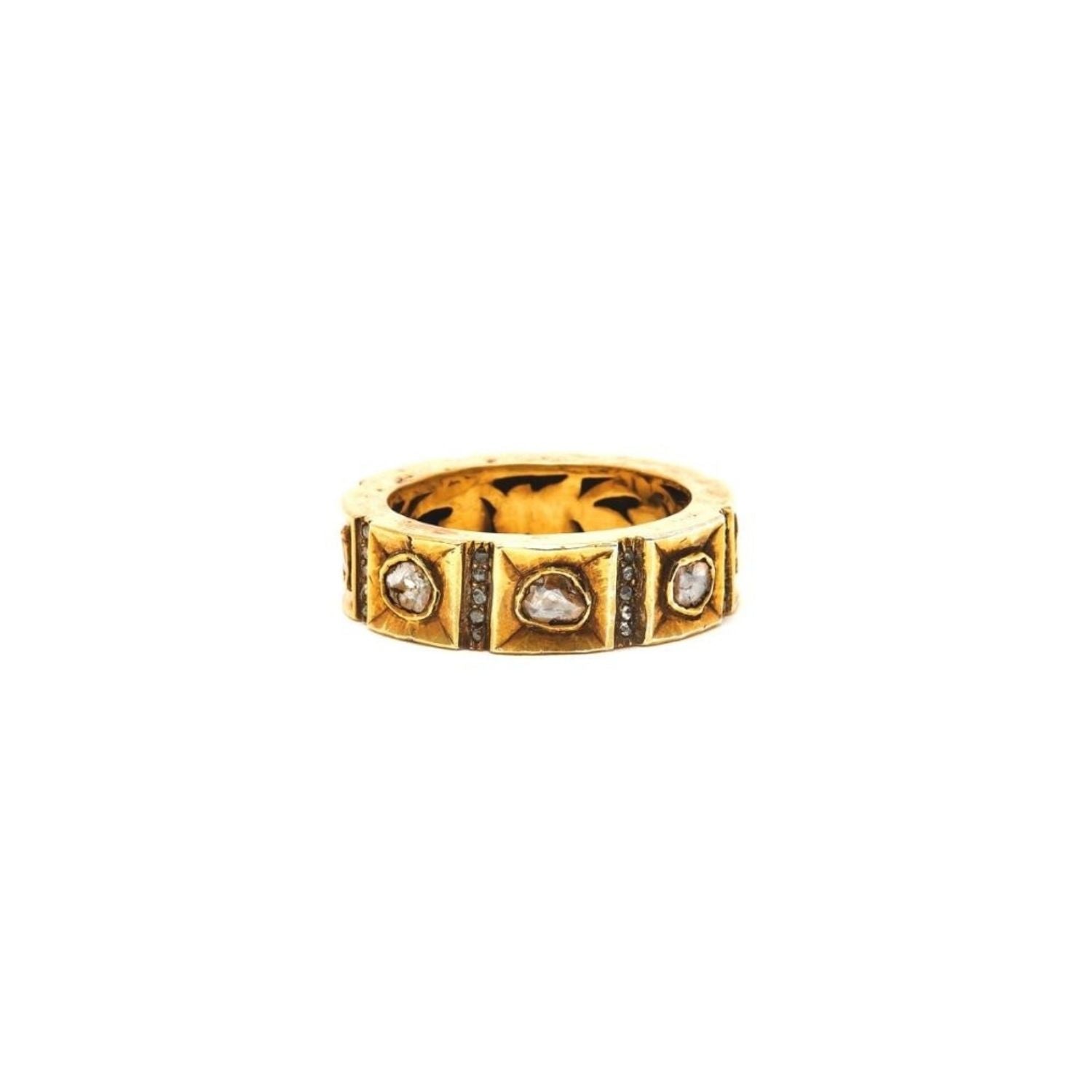 Rock N Roll Regal Diamond Bolt Ring