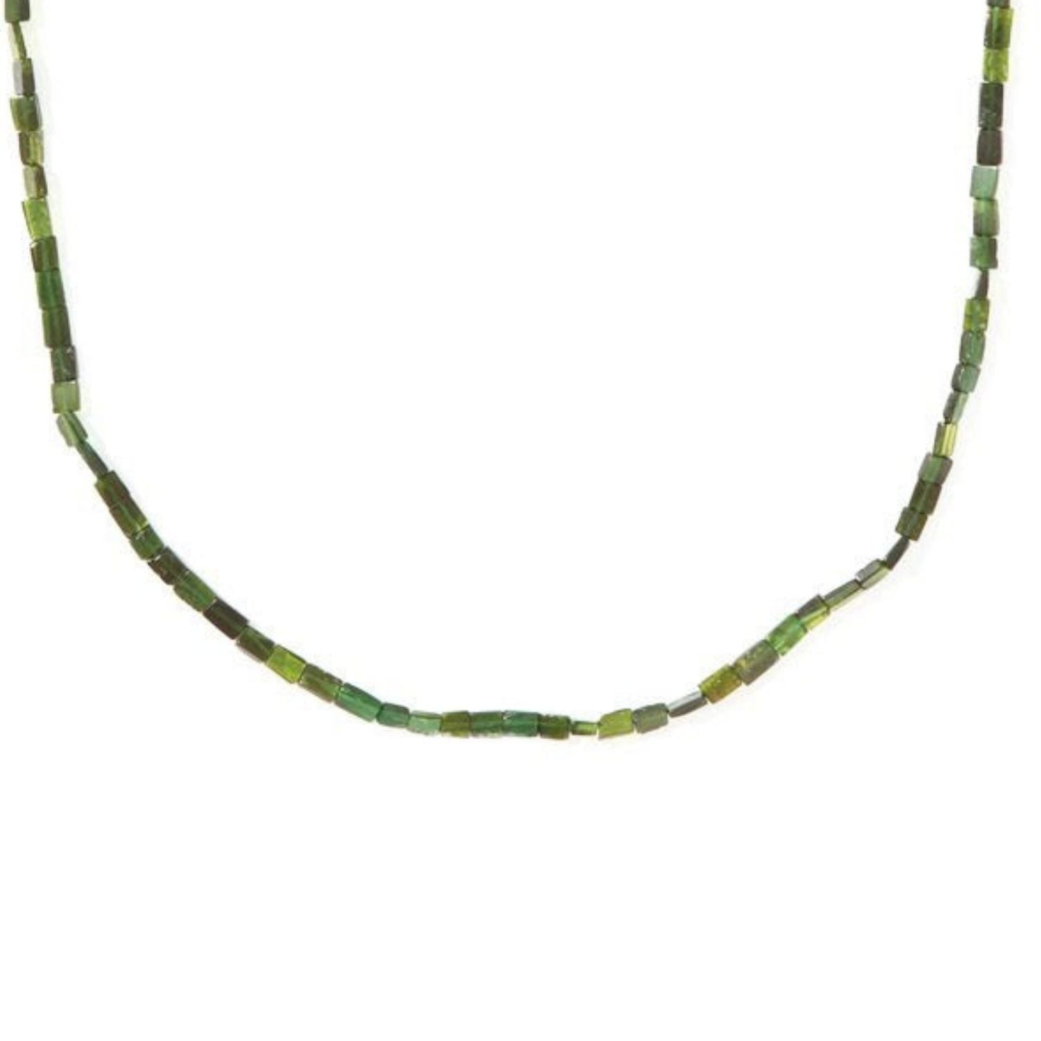 Hunter Green Tourmaline Necklace