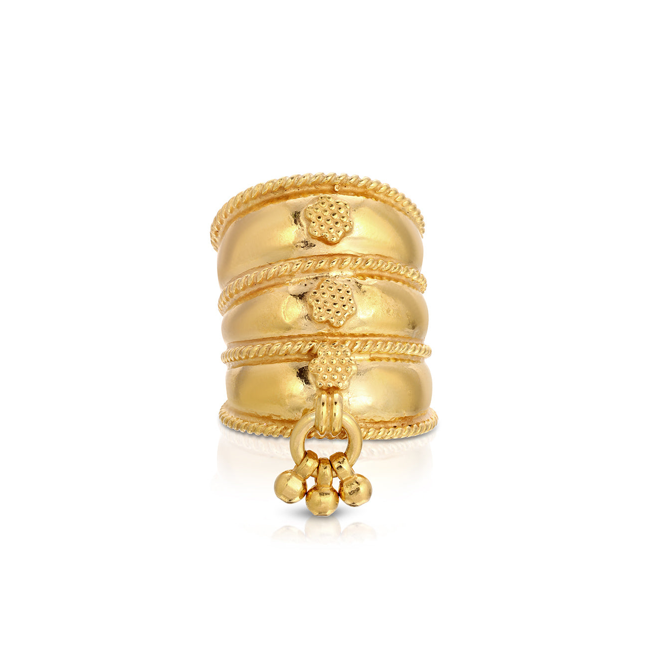 Gold Dimples Ring