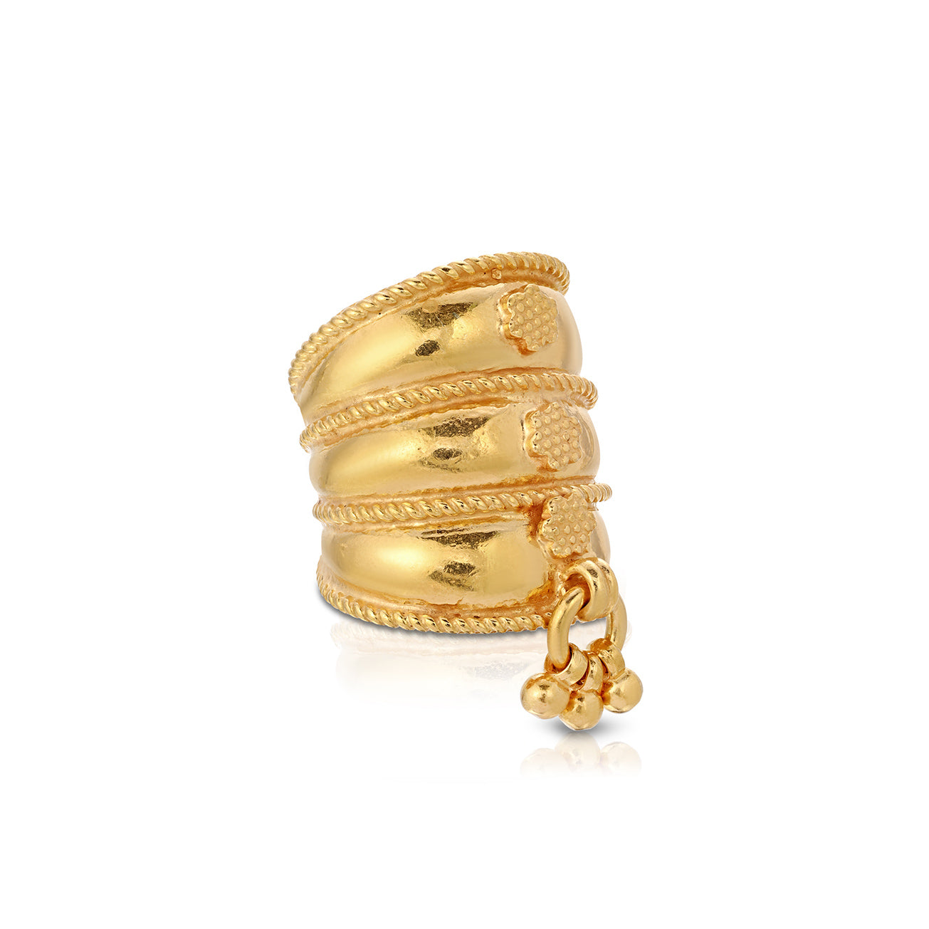 Gold Dimples Ring