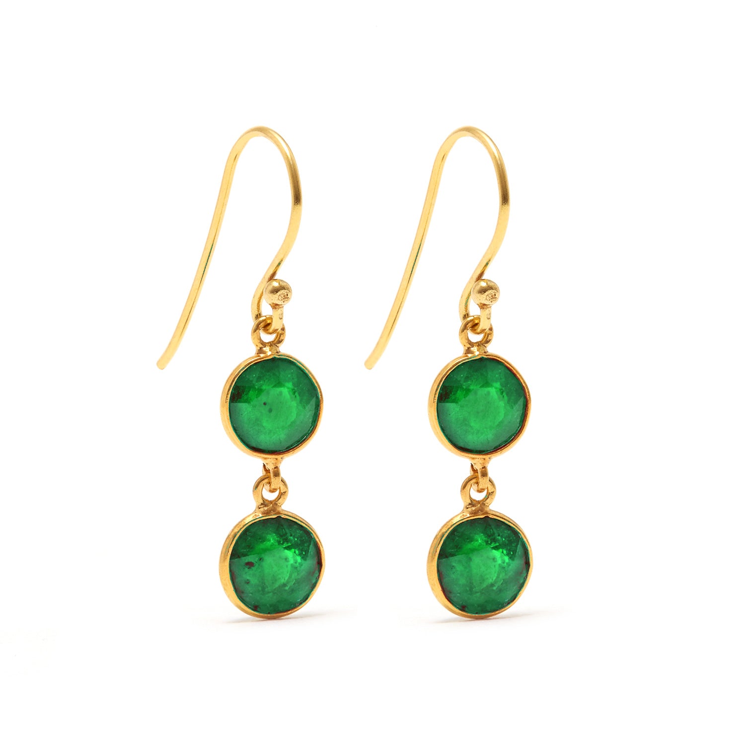 Petit Jai Emerald Envy Two Earrings