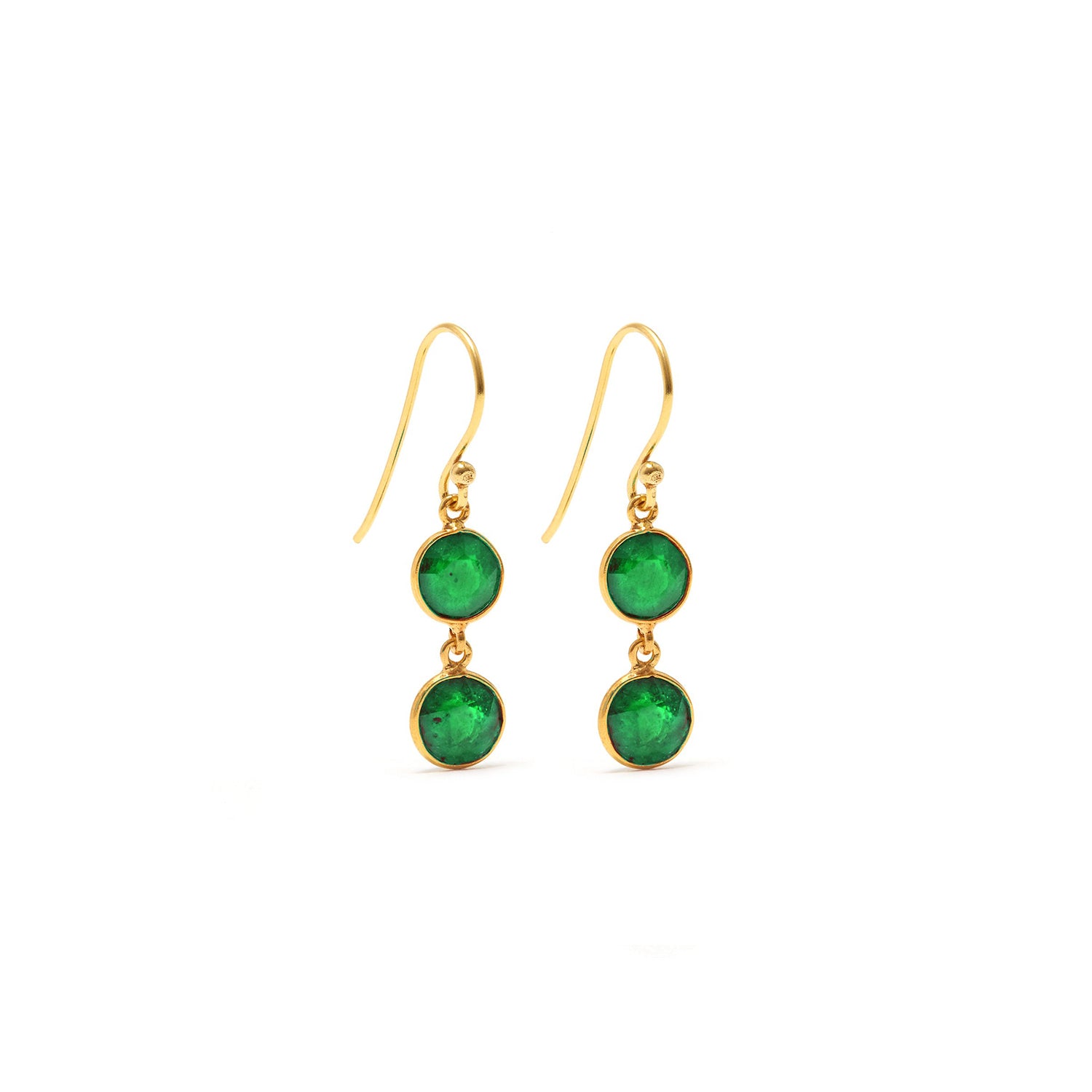 Petit Jai Emerald Envy Two Earrings