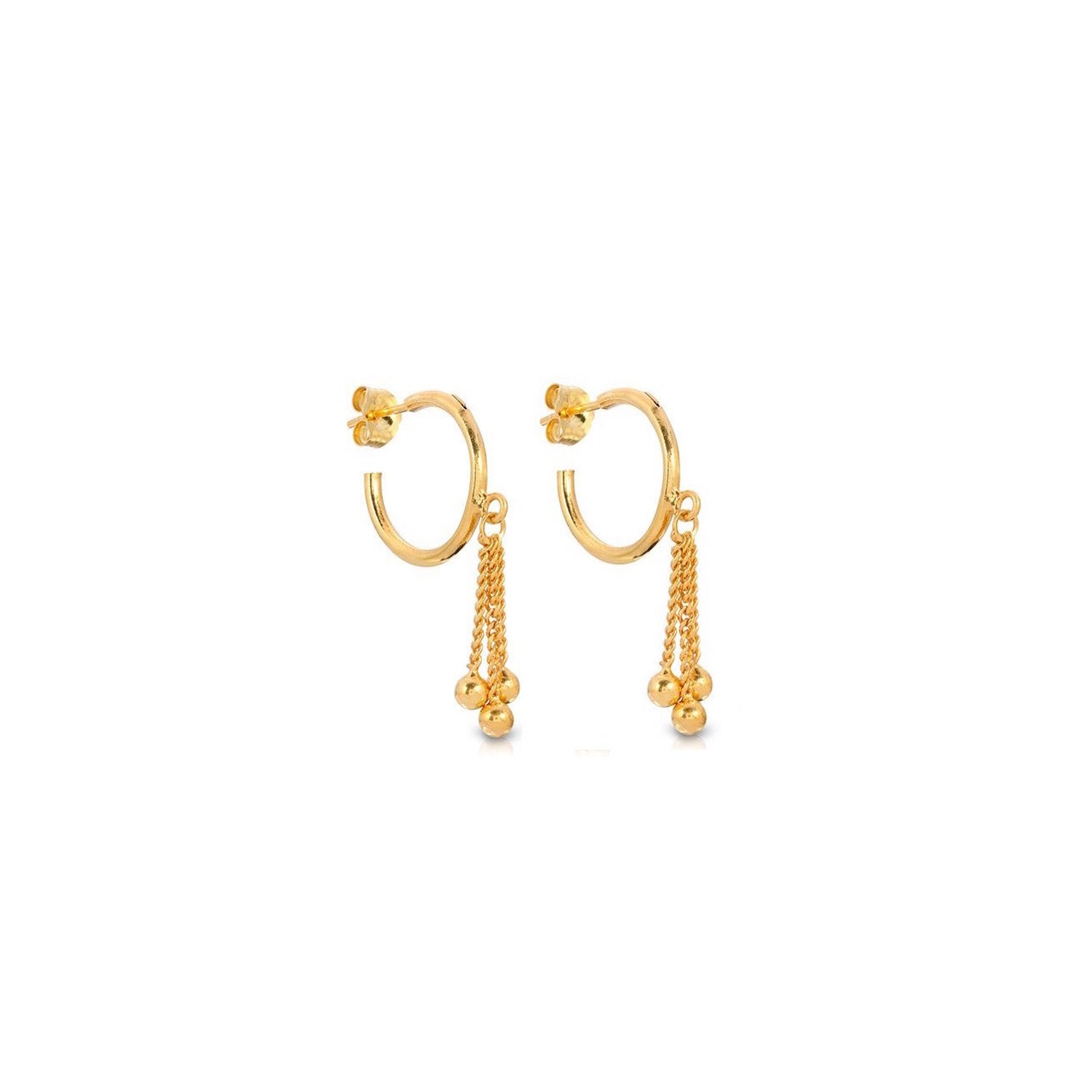 Balunda Gold Hoops