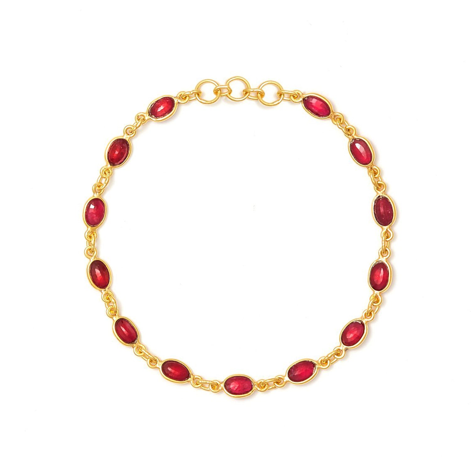 Ruby Rush Chain Bracelet