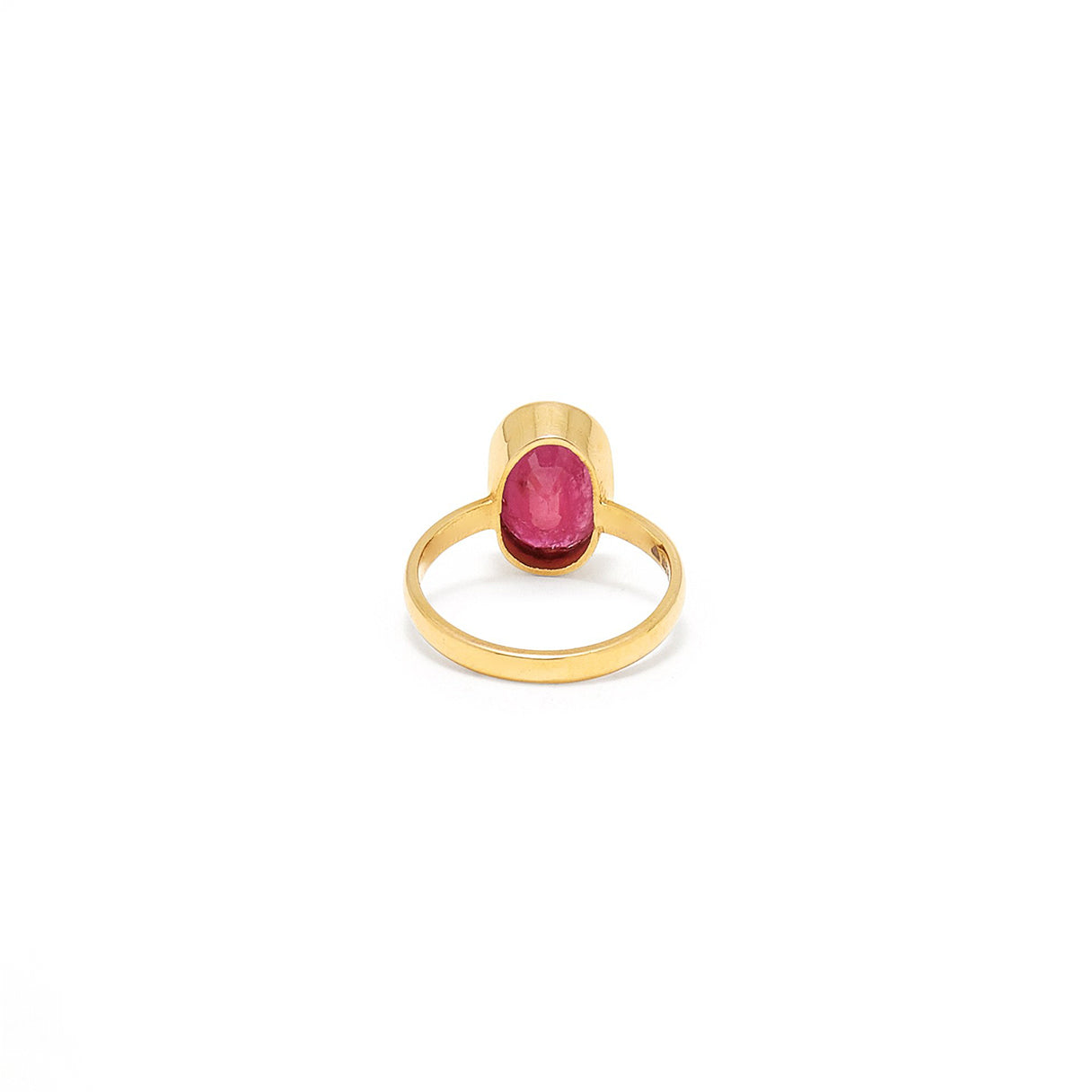 Ruby Navratan Astrology Gold Ring