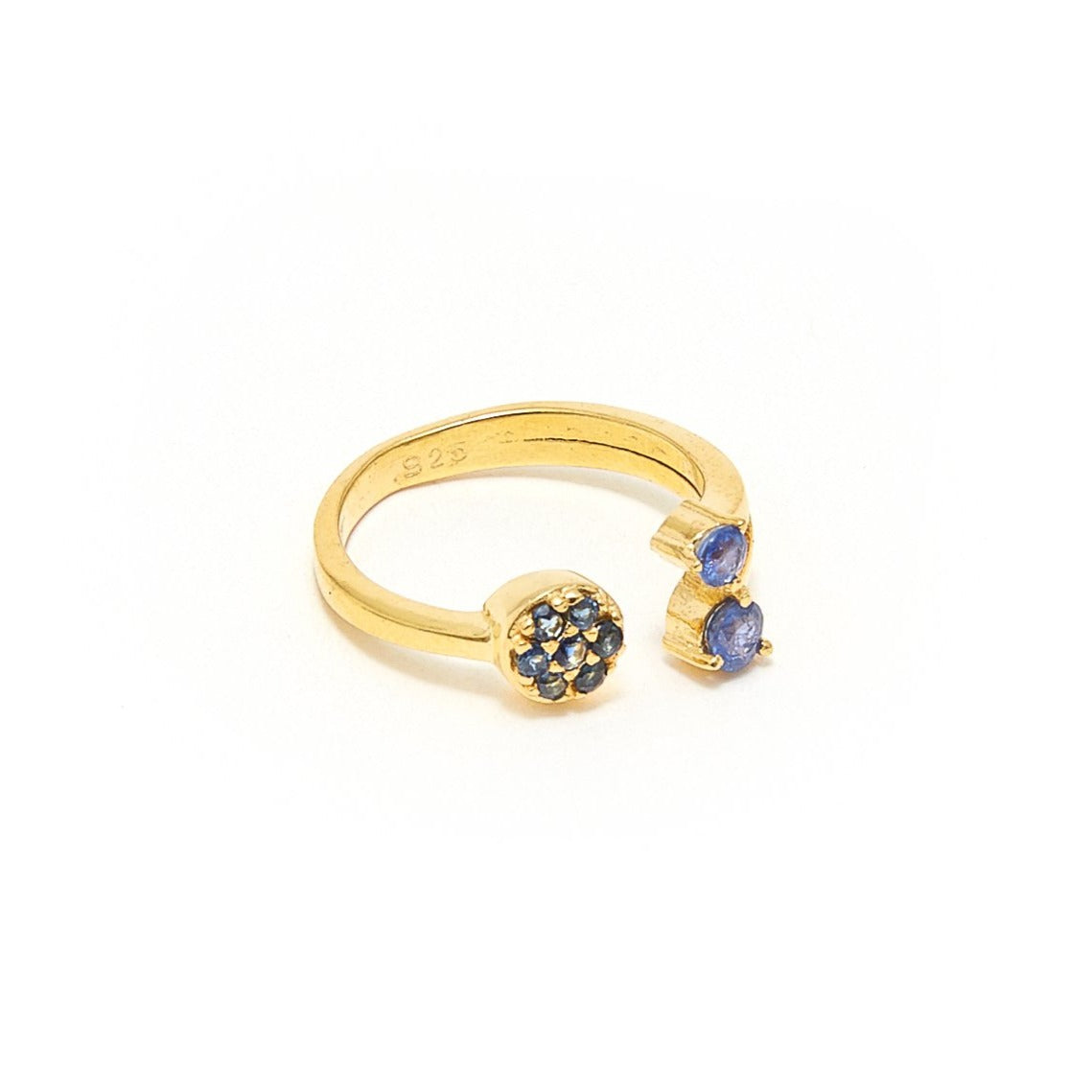 Petit Jai Sapphire Nine Ring