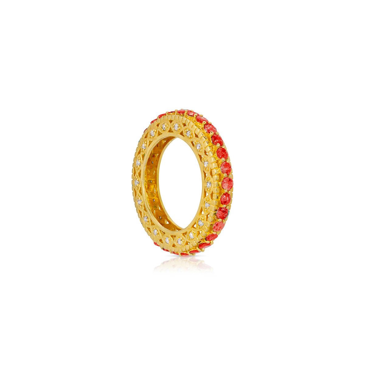 Mara Ruby Diamond Eternity Band