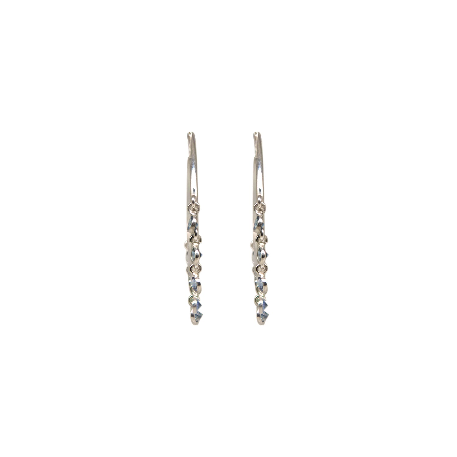 Jerry Sapphire Hoop Earrings