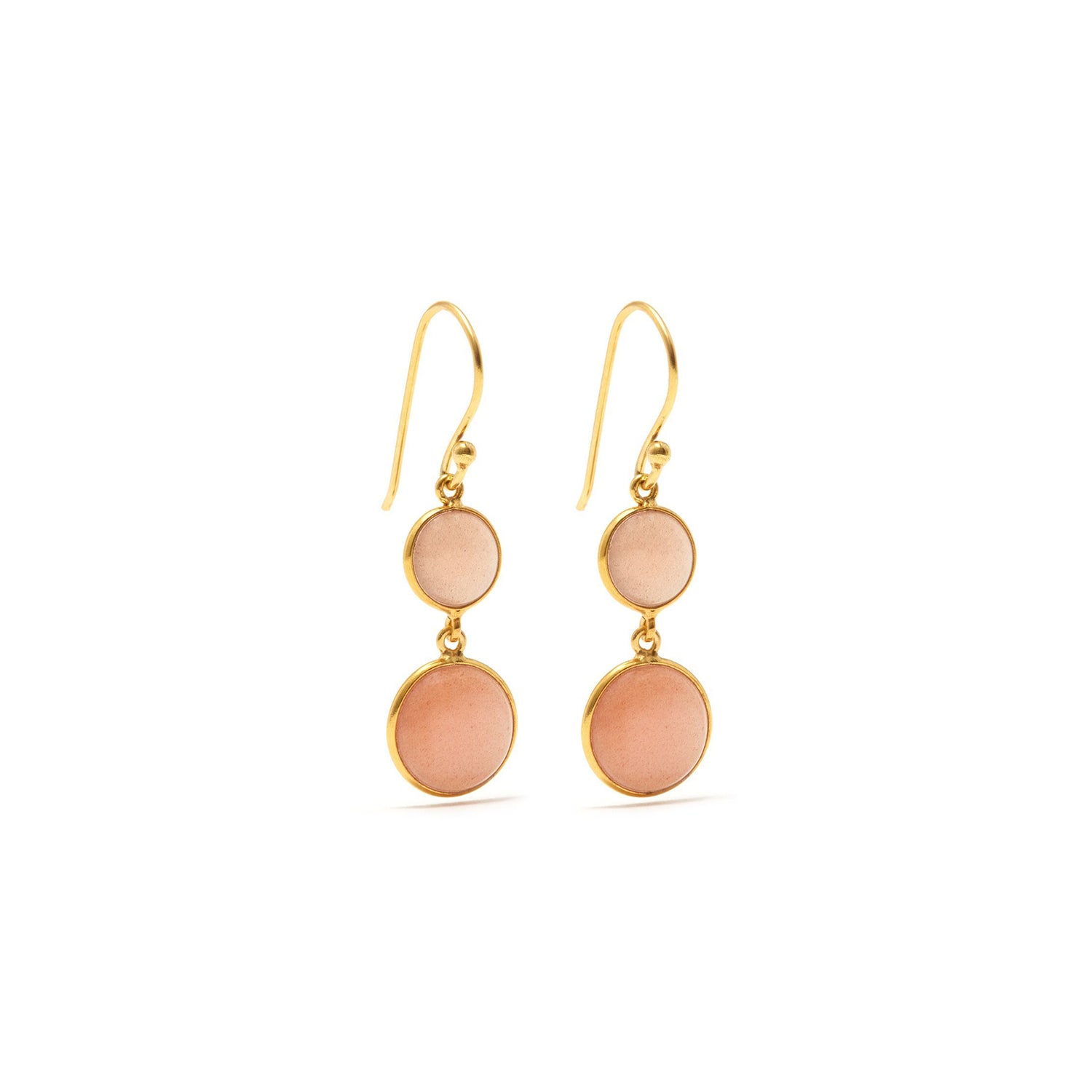 Petit Jai Moon Blush Two Earrings